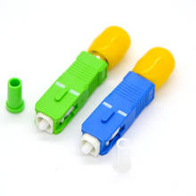 10PCS New Optical Fiber Connector Single Mode ST Female To SC Male Flange Coupler Hybrid Adapter Connector  Special Wholesale 2024 - buy cheap