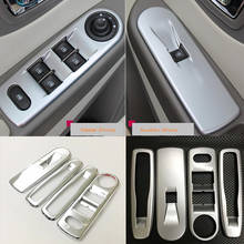 ABS Chrome For Renault Clio IV Clio 4 Hatchback 2013 2014 2015 2016 Car Door Window glass Lift Control Switch Panel Cover Trim 2024 - buy cheap