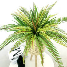 50-65cm Tropical Artificial Persia Plants Fake Palm Tree Branch Tall Wall Hanging Plants Green Plastic Leafs For Home Decoration 2024 - buy cheap