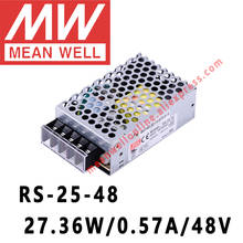 Mean Well RS-25-48 AC/DC 27.36W/0.57A/48V Single Output Switching Power Supply meanwell online store 2024 - buy cheap