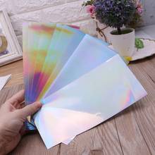 10Pcs Aurora AB Effect Reflective Mirror Paper Self Adhensive Epoxy Resin Fillings Resin Mold Fillings Resin Stickers 2024 - buy cheap
