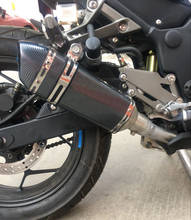 Silenciador Universal para motocicleta, Escape modificado para Scooter, para la mayoría de motocicletas ATV FZ6 TMAX R6 2024 - compra barato