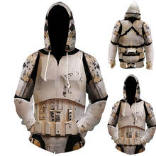 Star Wars Imperial Stormtrooper Hoodie Sweatshirt Cotton The Rise Of Skywalker Clone Cosplay Costume Outfit Men's Women 's Party 2024 - buy cheap
