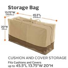 Outdoor Furniture Cushion Cover Storage Bag Oxford Cloth Dustproof Household Hood Storage Bag 2024 - buy cheap