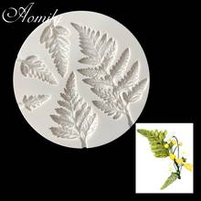 Aomily Mimosa Flower Leaf Fondant Cake Silicone Beautiful Flower Wedding Baking Mold Mousse Sugar Craft Icing Mat Pastry Tools 2024 - buy cheap