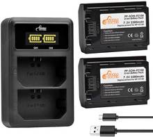 Batería NP-FZ100 NP FZ100 + cargador USB Dual LED para Sony NP-FZ100, BC-QZ1, Sony Alpha A7III A7R III A9 Alpha 9 A6600 2024 - compra barato