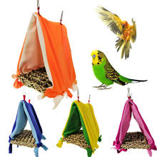 Parrot Birds Hamster Nest Cotton Nest Bird Hanging Cave Cage Parrot Bird Toys Hammock Supplies Juguetes Para Cotorras 2024 - buy cheap