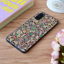 Para samsung mexicano crânios de açúcar imprimir silicone macio fosco caso tpu capa galaxy s note m e galaxy a 2024 - compre barato