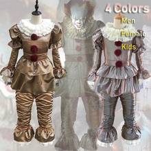 Newest Movie Halloween Costume Cosplay Halloween Party The Clown Halloween Outfit (Men & Female & Kids) 2024 - buy cheap