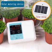 Solar Plant Intelligent Garden Automatic Watering autoriego Energy Charging Drip Irrigation Device Water Pump Timer System 2024 - compre barato