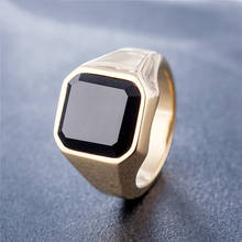 Anéis de design geométrico do vintage para homens personalidade moda anel de ouro jóias homens hip hop anéis de festa acessórios de halloween 2024 - compre barato