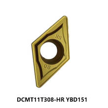 DCMT11T308-HR-cortador de torno YBD151, herramientas de torneado de corte CNC para hierro fundido, 100% Original, DCMT 11T308 DCMT11T3 2024 - compra barato