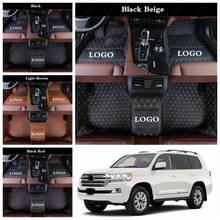 Leather CAR Floor Mats for Toyota FJ Cruiser Land Cruiser 5 Seats Custom Made Dust-proof Floor Mat Auto Carpet Cover Foot Mat 2024 - buy cheap