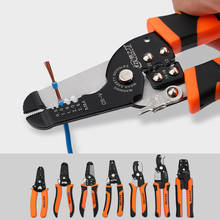 Multifunctional Wire Cable Stripper Professional Steel Wire Stripping Pliers Electrician Plier Tool Cutting Stripping Hand Tools 2024 - buy cheap