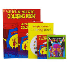Medium Size Comedy Magic Coloring Book Magic Tricks Red Magic Books Close-Up Street Magic Props Grimoire Spellbook Children 2024 - buy cheap