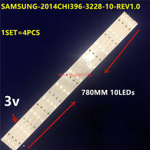 Светодиодный полосы 10 лампы для Hisense 40 ''ТВ SAMSUNG_2014CHI396_3228_10_REV1.0 LM41-00105A светодиодный 40K188 светодиодный 40EC290N HD396DF-E01 TH-40C400C 2024 - купить недорого