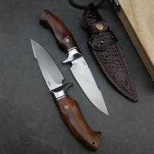 Cuchillo de hoja fija M390 de acero, herramienta recta para exteriores, desierto americano, cuchillo táctico de caza y supervivencia 2024 - compra barato