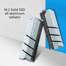 1 комплект M.2 SSD NVMe NGFF теплоотвод алюминиевый теплоотвод с тепловой прокладкой для M2 2280 SSD жесткий диск Настольный ПК Тепловая прокладка 2024 - купить недорого