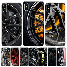Sports Car Wheel Black Phone Case For Apple Iphone 11 12 Mini 13 Pro Max SE 2020 X XS XR 8 Plus 7 6 6S 5 5S SE Cover Shell Coque 2024 - buy cheap