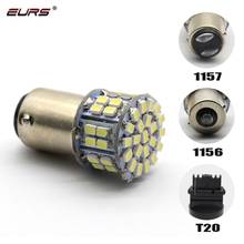 EURS 20 pcs Super Bright BA15S 1156 P21W 50SMD 1206 12V 3020 50 Led SMD Car Brake Light Turn Signals Rear Parking Reverse Lamps 2024 - buy cheap