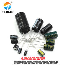 DIP Direct Inserted Aluminum Electrolytic Capacitor 6.3V/10/16/35/50V/100UF/330/470uF/1000/3300/2200uF KIT DIY 2024 - buy cheap