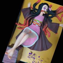 17cm Demon Slayer Kamado Nezuko Sleeping flower Action Figure PVC Collection Model toys for christmas gift 2024 - buy cheap