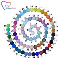 1000 PCS 12 MM Silicone Round Beads Baby Teething BPA Free DIY Pendant Ball Beads Nurse Jewelry Chewable Silicone Perles Beads 2024 - buy cheap