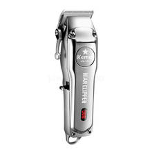 110-240v stainless professional hair trimmer rechargeable clipper men electric beard shaver cutter hair cutting machine barber 2024 - buy cheap