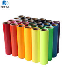 Gift and Low Price Heat Trasnfer Vinyl DIY T-Shirt Transfer Film PVC Flouscent Color High Quality 2024 - buy cheap