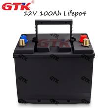 12.8V lifepo4 lithium battery pack 12V 100Ah for Car startup electric motorcycle tricycle sea motorboat inverter +10 Charger 2024 - buy cheap