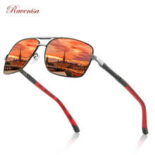 Ravisa-gafas de sol de aluminio para hombre, lentes polarizadas de diseño de marca, con revestimiento de espejo, 8742 2024 - compra barato