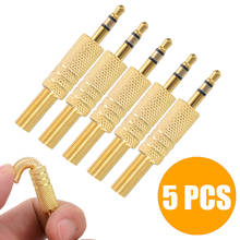 Mayitr-Cable coaxial profesional, conector Adaptador de Audio macho 1/8, 3,5 ", 3,5mm, para KTV en casa, 5 uds. 2024 - compra barato