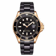 LGXIGE Men's Watch Quartz Black Watch Design Brand Luxury Men's Sports Watch Stainless Steel Waterproof Watch Men's Gift 2024 - buy cheap