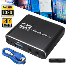 Portable 4K 1080P HDMI-compatible to USB3.0 HD Video Capture Card Durable Audio Converter Live Recording Box 2024 - buy cheap