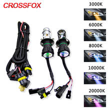 CROSSFOX Car Bulb HID Bixenon H4 Xenon 9003 hb2 Hi/Lo Beam Headlight Auto Lamp 3000k 4300k 5000k 6000K 10000k 12000k 8000k 2024 - buy cheap