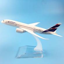 16CM LATAM Plane aircraft Alloy Metal Model Airplane Model W Stand Kids Toys children New Year/Birthday/Collections Gifts 2024 - buy cheap