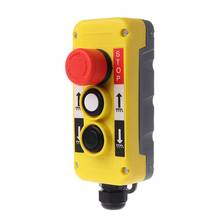 Waterproof Industrial Push Button Switch Emergency Stop for Electric Crane Hoist Pendant Control Station 2024 - buy cheap