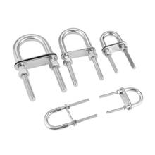 1 PC 304 Stainless Steel Marine Rope Rigging Bow Stern Eye U-bolt Yacht Boat Hardware 2024 - buy cheap