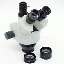 FYSCOPE 3.5X-90X Simul-Focal Trinocular Zoom Stereo Microscope Head can see 3 eyepiece in  the same time 2024 - buy cheap