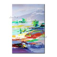 Hand Painted Picture Artwork Oil Painting On Canvas Large Abstract Paintings For Living Room Modern Abstract Wall Art Pictures 2024 - buy cheap