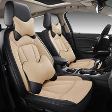Custom car seat cover set leather for auto mazda 2 3 5 6 cx-3 cx-5 cx-7 cx-9 auto products for car accessories interior cover 2024 - buy cheap