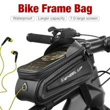 Bike Frame Bag 7 Inch Waterproof Shockproof Bike Pouch Bag Bicycle Large Capacity Storage Bag For Cycling Bike Accessories 2024 - buy cheap