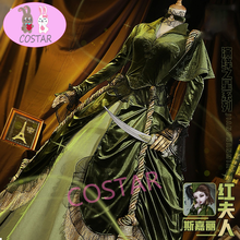 Anime! Identity V Scarlett Bloody Queen Mary Elegant Dress Gorgeous Uniform Cosplay Costume Halloween Party Outfit For Women NEW 2024 - buy cheap