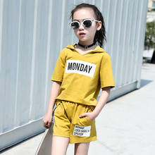 kid Clothing Sets girl  letter T-shirt + Pants Children  Girl Clothes Suits 4 5 6 7 8 9 10 11 12 13 14 Years 2024 - buy cheap