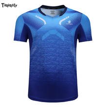 Camiseta feminina/masculina de tênis de mesa e badminton, camiseta personalizada para ninas, roupas esportivas de alta qualidade para o verão 2024 - compre barato