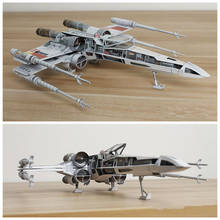 Kit de T-65 Incom x-wing Star aircraf fighter, modelo de papel hecho a mano, rompecabezas de juguete Battlestar Galactica, garaje de lujo, bricolaje 2024 - compra barato