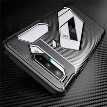 For Asus ROG Phone 5 Pro Case Bumper Silicon Slim Carbon Fiber Back Case For Asus ROG Phone 5 Pro Cover For Asus ROG Phone 5 Pro 2024 - buy cheap