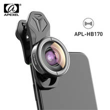 APEXEL-lente óptico multicapa para cámara de teléfono móvil, lente Super gran angular de 170 grados, ojo de pez, para iPhone, Samsung, Huawei 2024 - compra barato