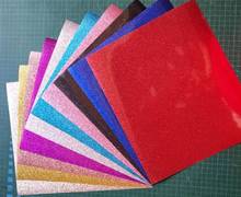 10 pcs 25cmx30cm Beautiful Color Glitter Heat Transfer Vinyl Film Heat Press Cutting Plotter Iron On HTV Film 2024 - buy cheap