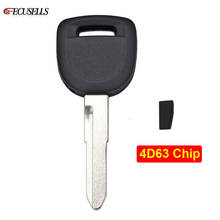 Carcasa para llave remota transpondedor, carcasa con Chip de hoja en blanco 4D ID63 4D63, Chip sin cortar para Mazda 2 3 5 6 MX5 RX8 2024 - compra barato